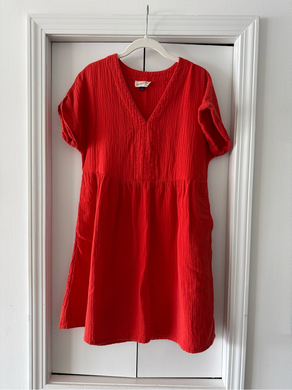 Universal Thread Red V-Neck Mini Dress